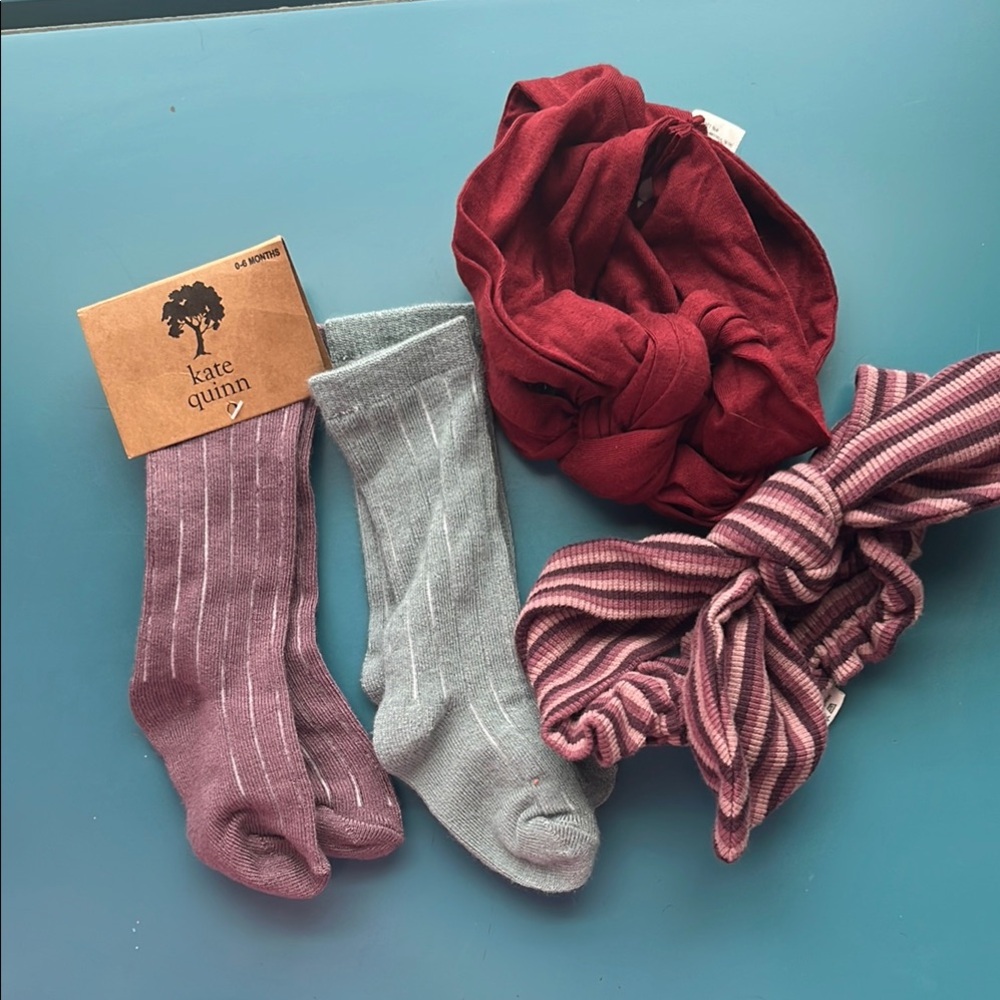 Kate Quinn Socks & headband Collection